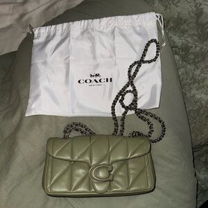 Olive green crossbody purse